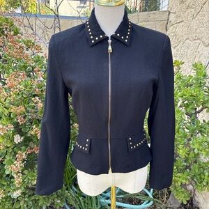 VTG 90s Cache Black Studded Women's Jacket